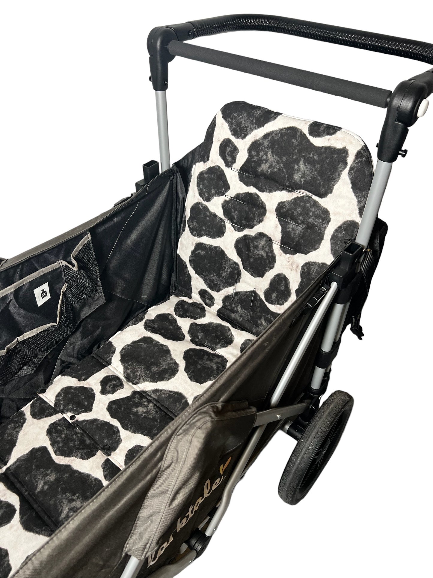 Larktale Caravan Seat Covers, Cow Print