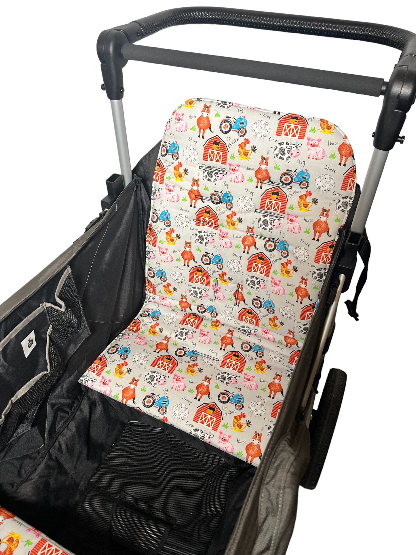 Larktale Caravan Seat Covers, Farm Theme Larktale Caravan Seat Covers