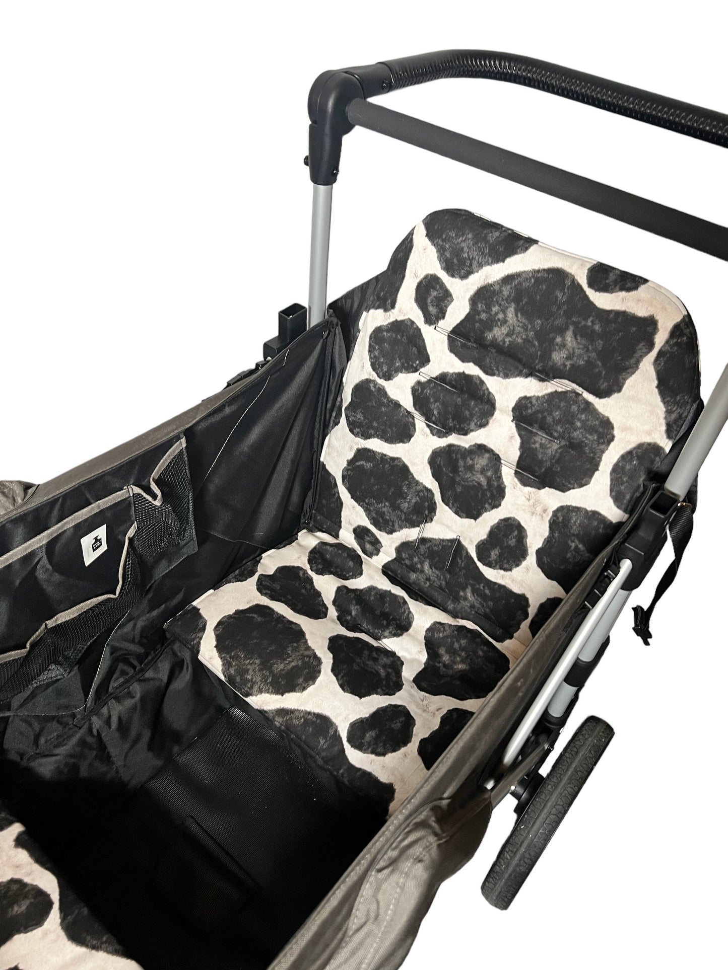 Larktale Caravan Seat Covers, Cow Print