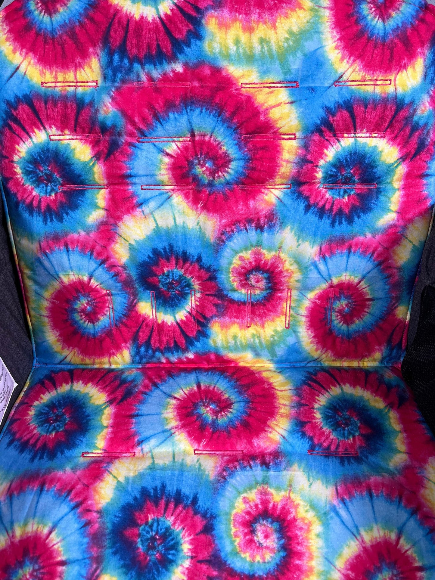 RTS W4Luxe/Elite Seat Cover, TieDye,Lightly Padded, Seat cover for W4,sold as a Single Wagon Seat cover, Ready To Ship