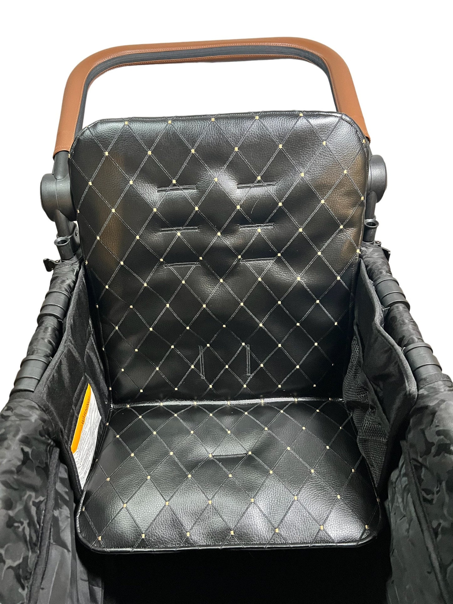 RTS Vegan Leather W2Luxe/Elite Seat Cover, Quilted front, Lightly Padded, Seat cover for W2,Single Wagon Seat cover, Ready to SHIP