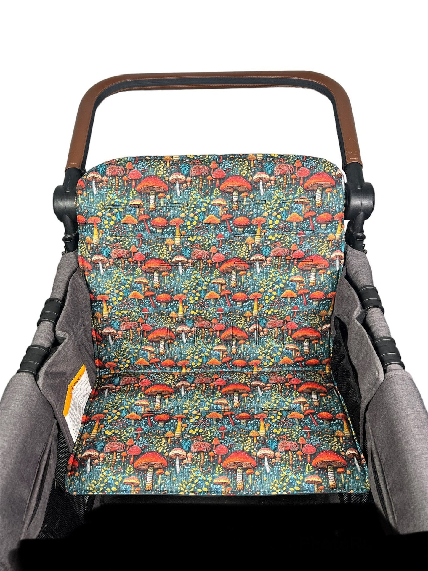 Custom Wonderfold Seat Covers, Wagon Accessories, Whimsical Mushrooms