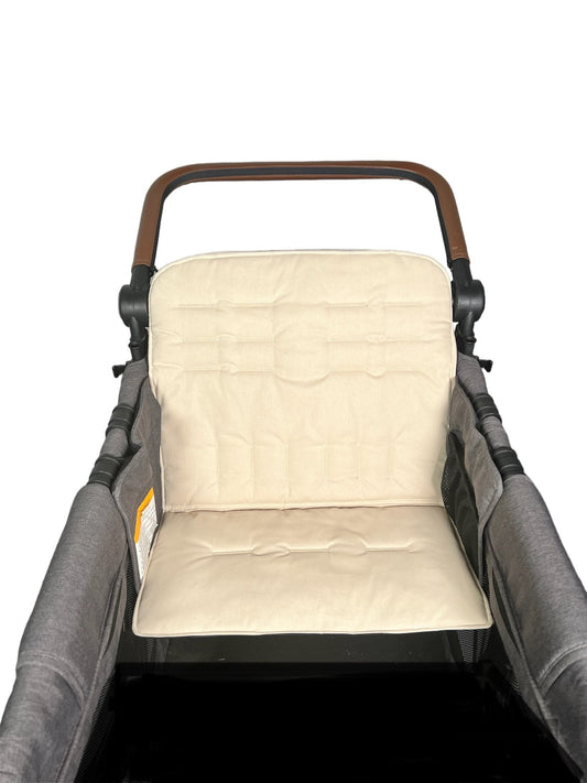 W4 Sandy Beige Color Solid Wagon seat Cover, Wonderfold W4 seat Cover, Keenz, Larktale, Jeep, Joymor, Rainbow Baby Seat Cover