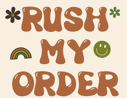 Rush my order option, In Stock Fabric only