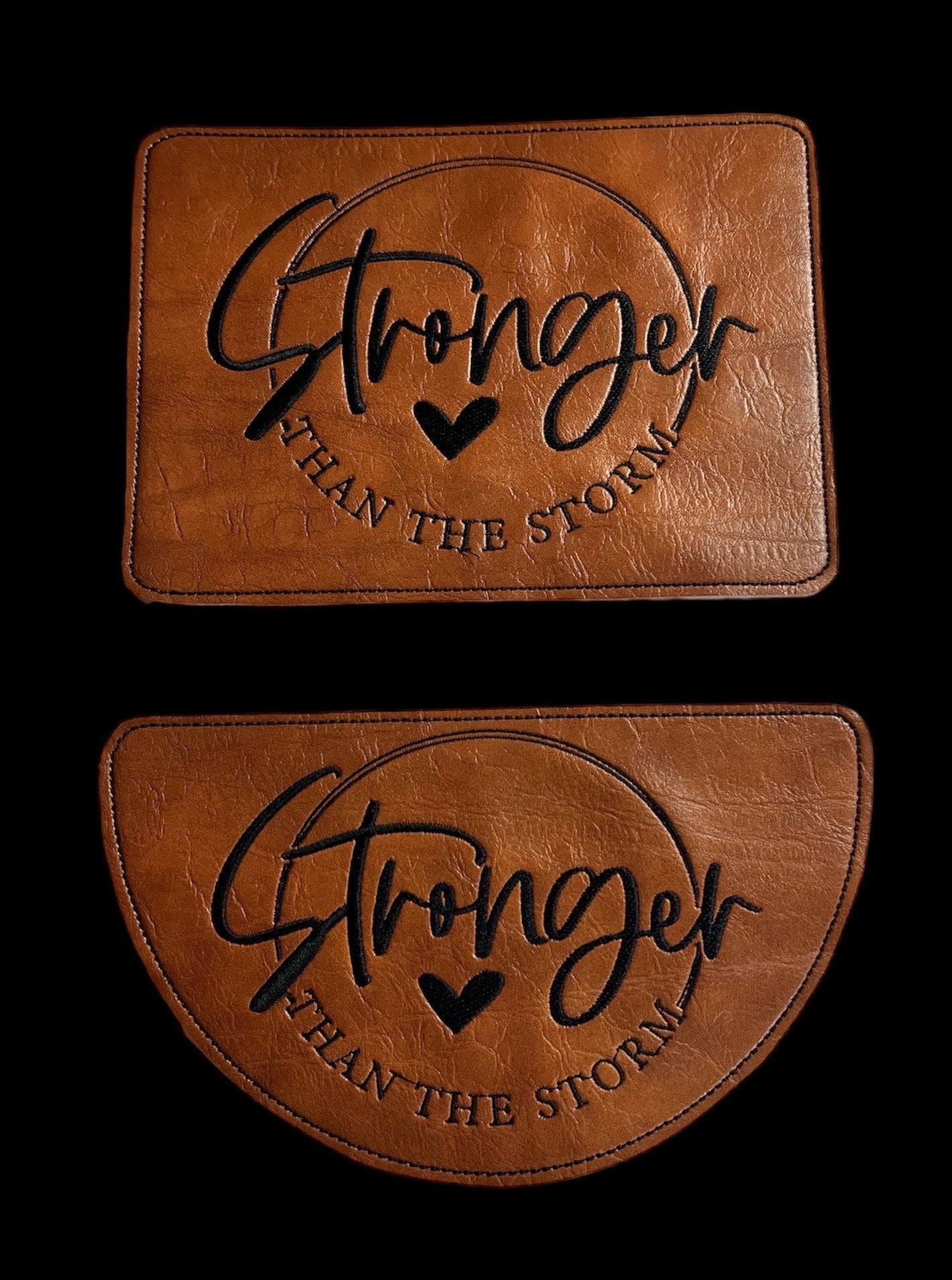 Wagon Patch, Cognac Brown, Wonderfold Joymor  pocket patch, Stronger than the storm