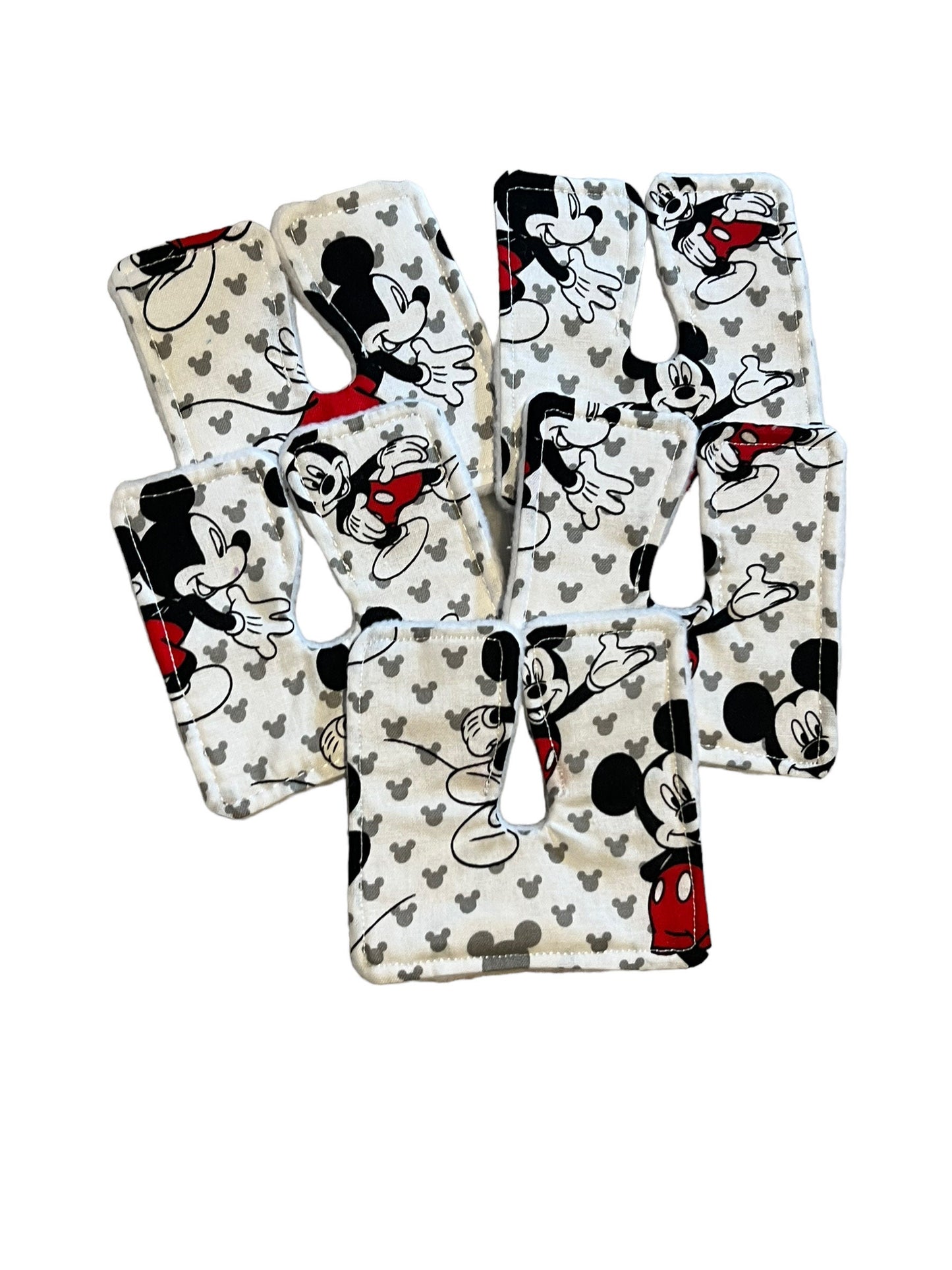 Ready to ship Trach Pads, Mouse design, Reusable Tracheotomy Pads for Child, Mouse theme Trach pads